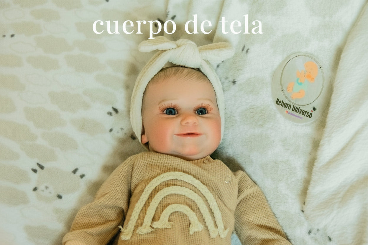 Bebe Reborn Niño Muñeco / Cuerpo Tela Vinilo Silicona Modelo Unisex 45CM