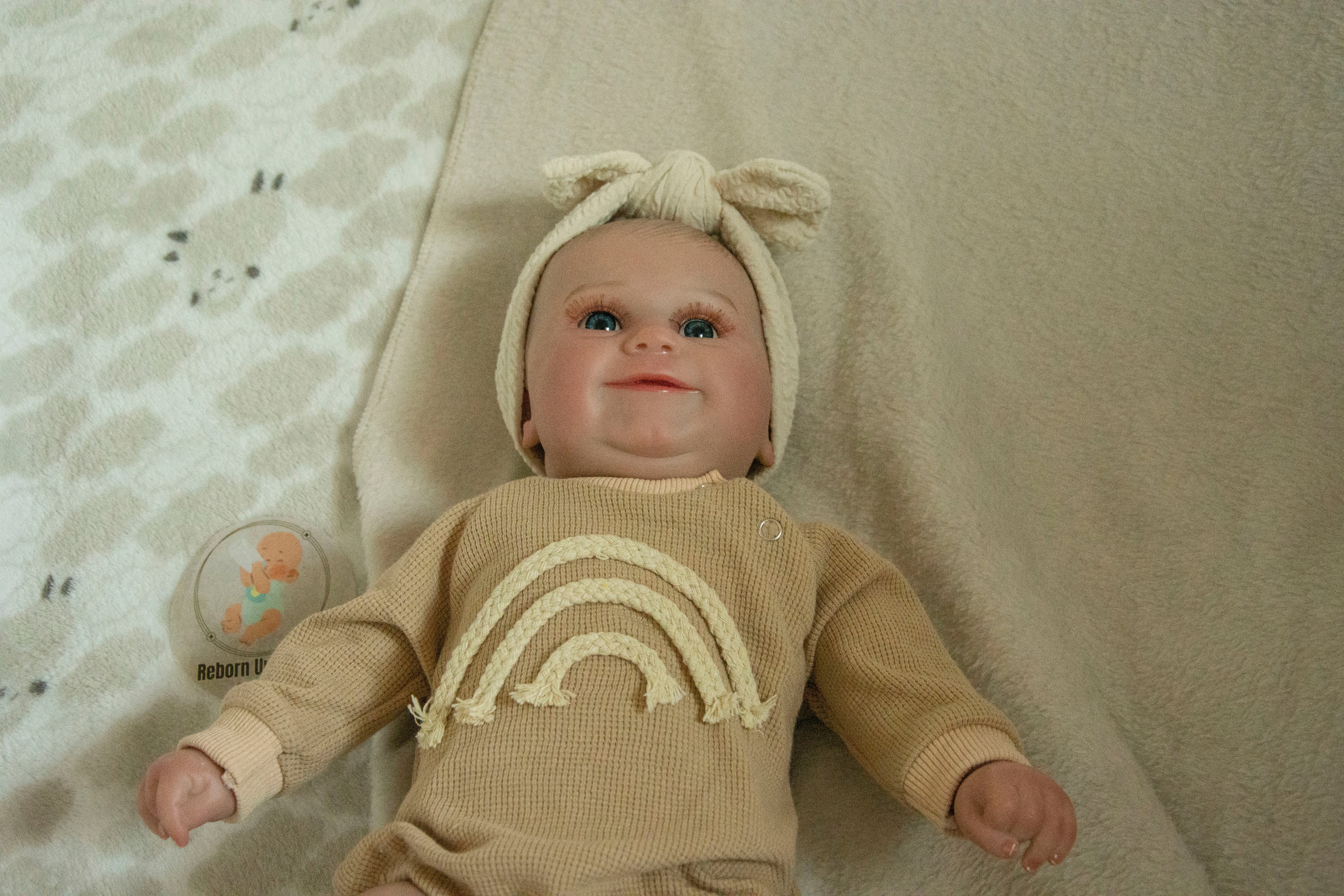 Bebe Reborn Niño Muñeco / Cuerpo Tela Vinilo Silicona Modelo Unisex 45CM
