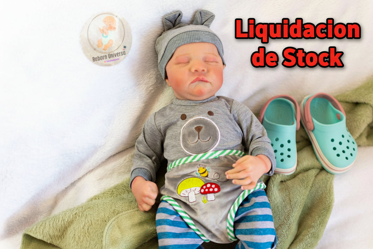 Bebe Reborn Vinilo / Cuerpo Vinilo Silicona Modelo Mateo 45CM