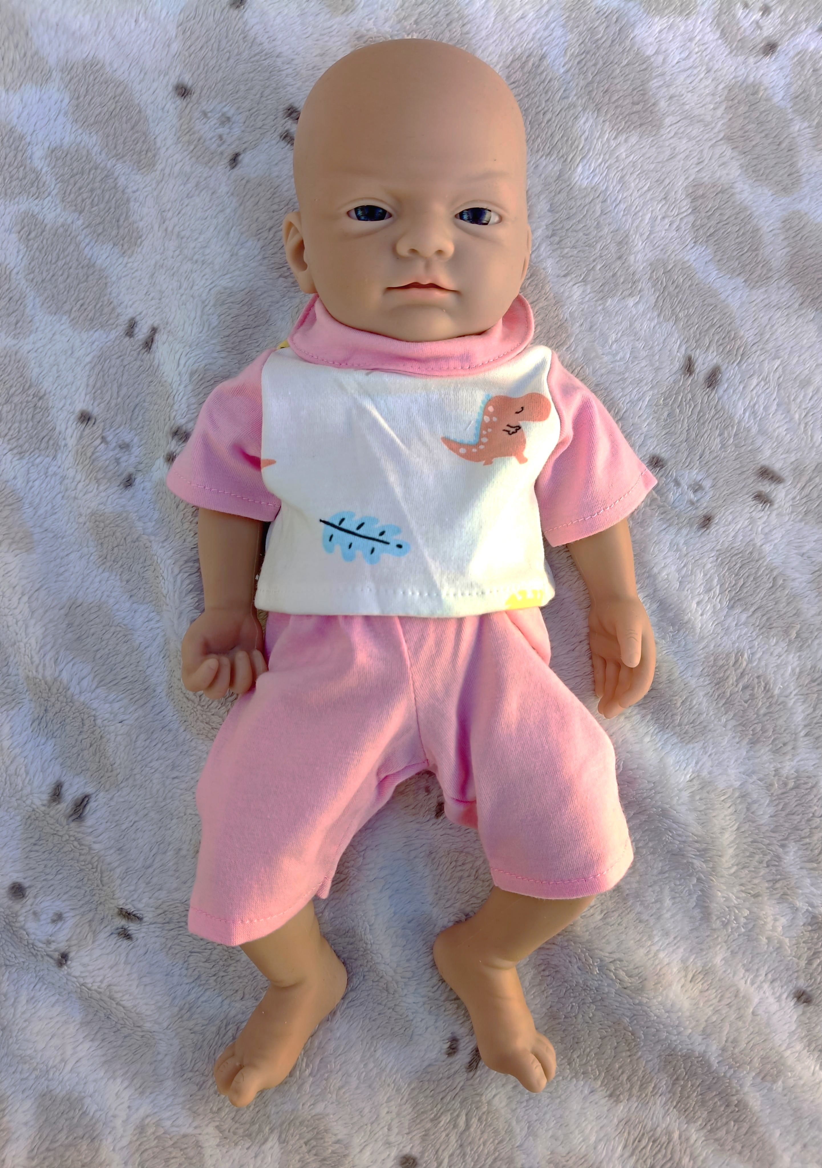 Bebe Reborn Silicona Platino Blanda de Cuerpo Completo Modelo Luna 37CM