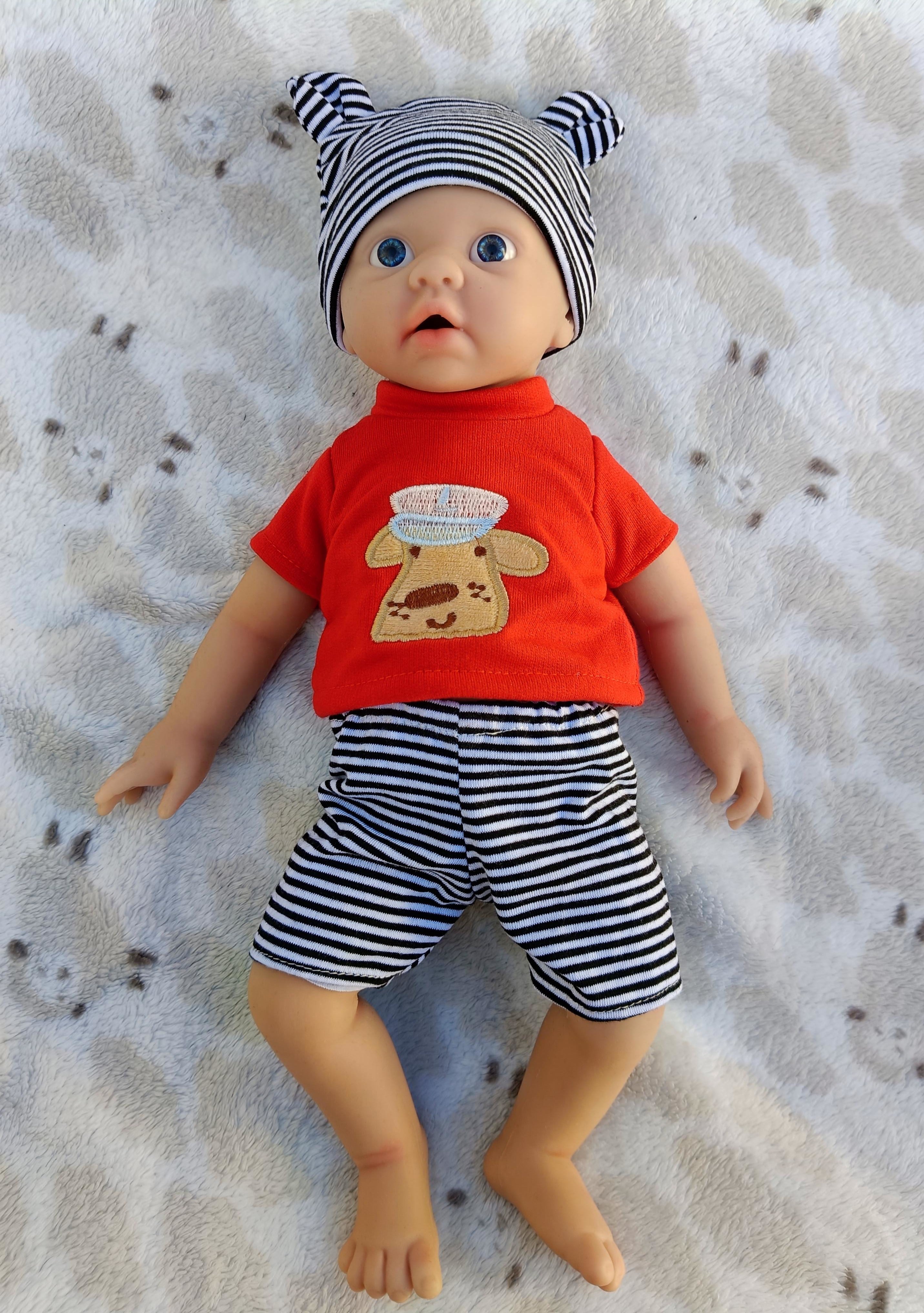 Bebe Reborn Silicona Platino Blanda de Cuerpo Completo Modelo Lucia  37CM