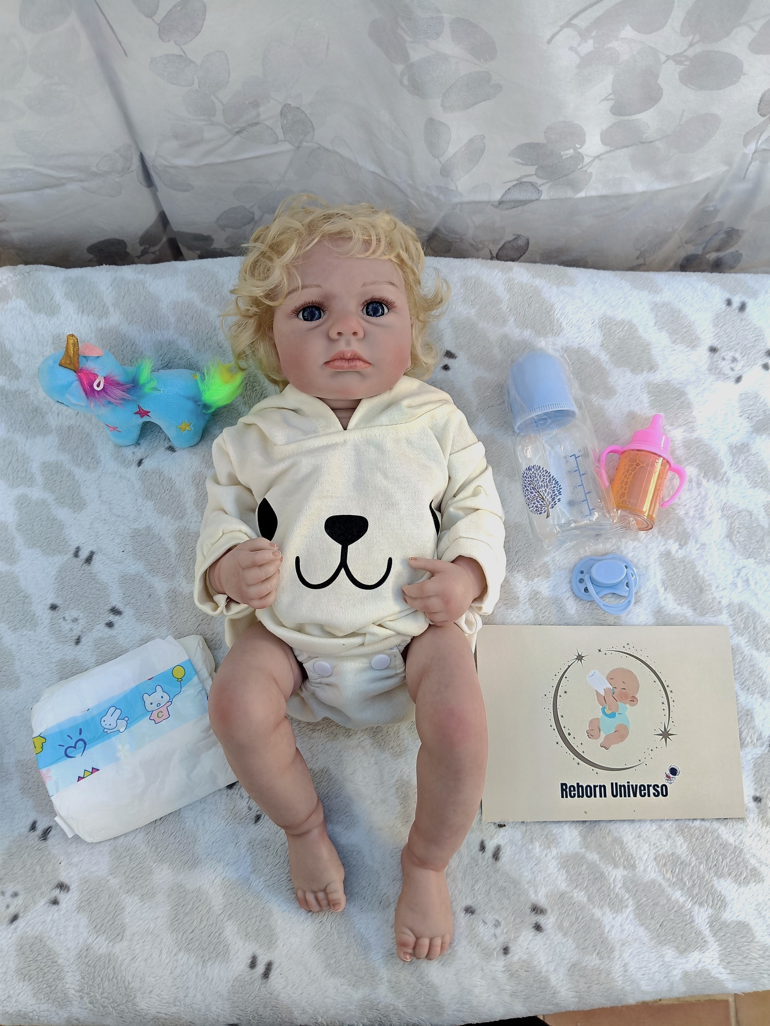 Bebe Reborn Vinilo / Cuerpo Vinilo Silicona Modelo Lucas 50CM