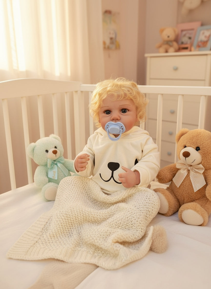 Bebe Reborn Vinilo / Cuerpo Vinilo Silicona Modelo Lucas 50CM