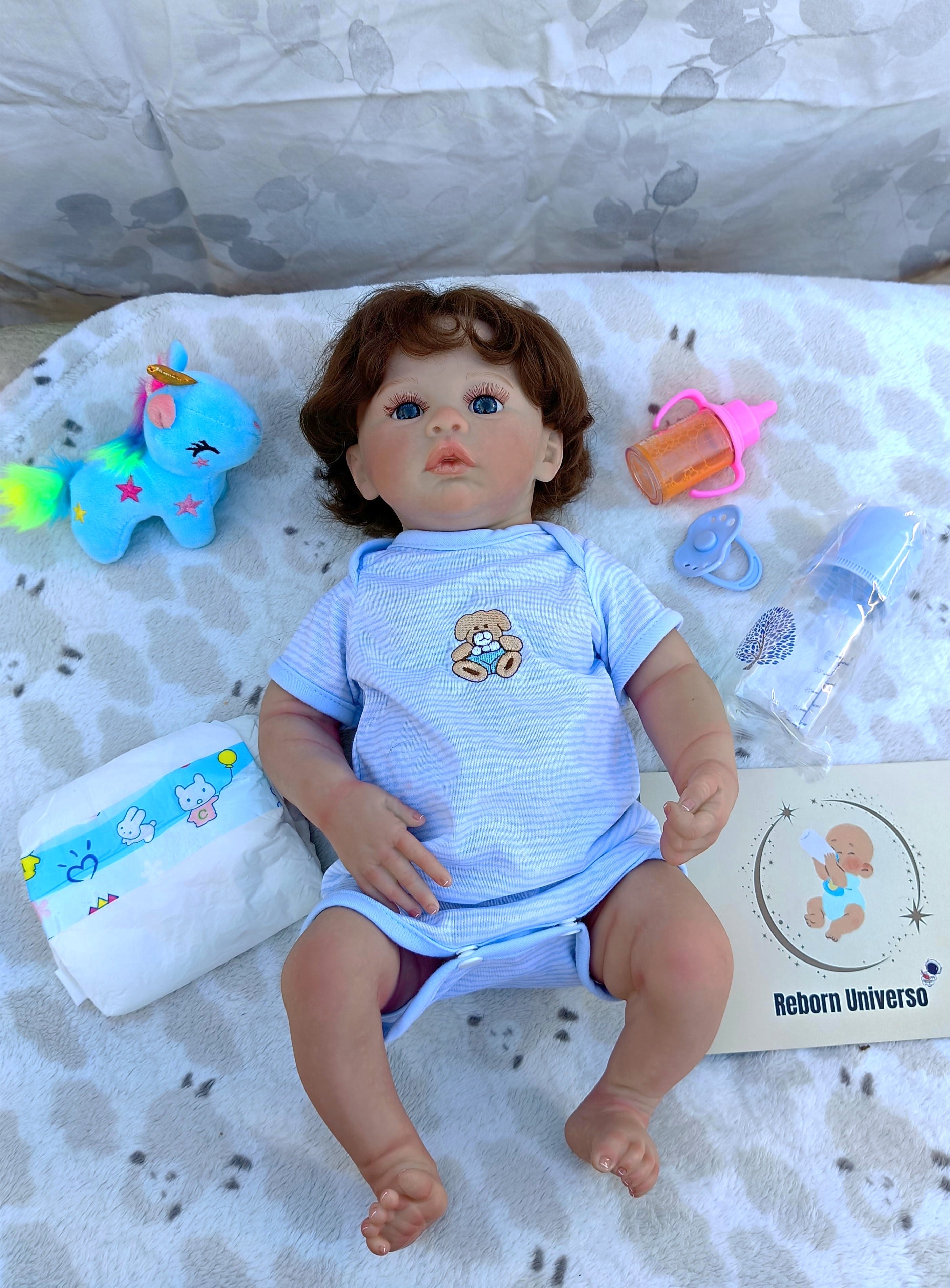 Bebe Reborn Vinilo / Cuerpo Vinilo Silicona Modelo Leo 50CM