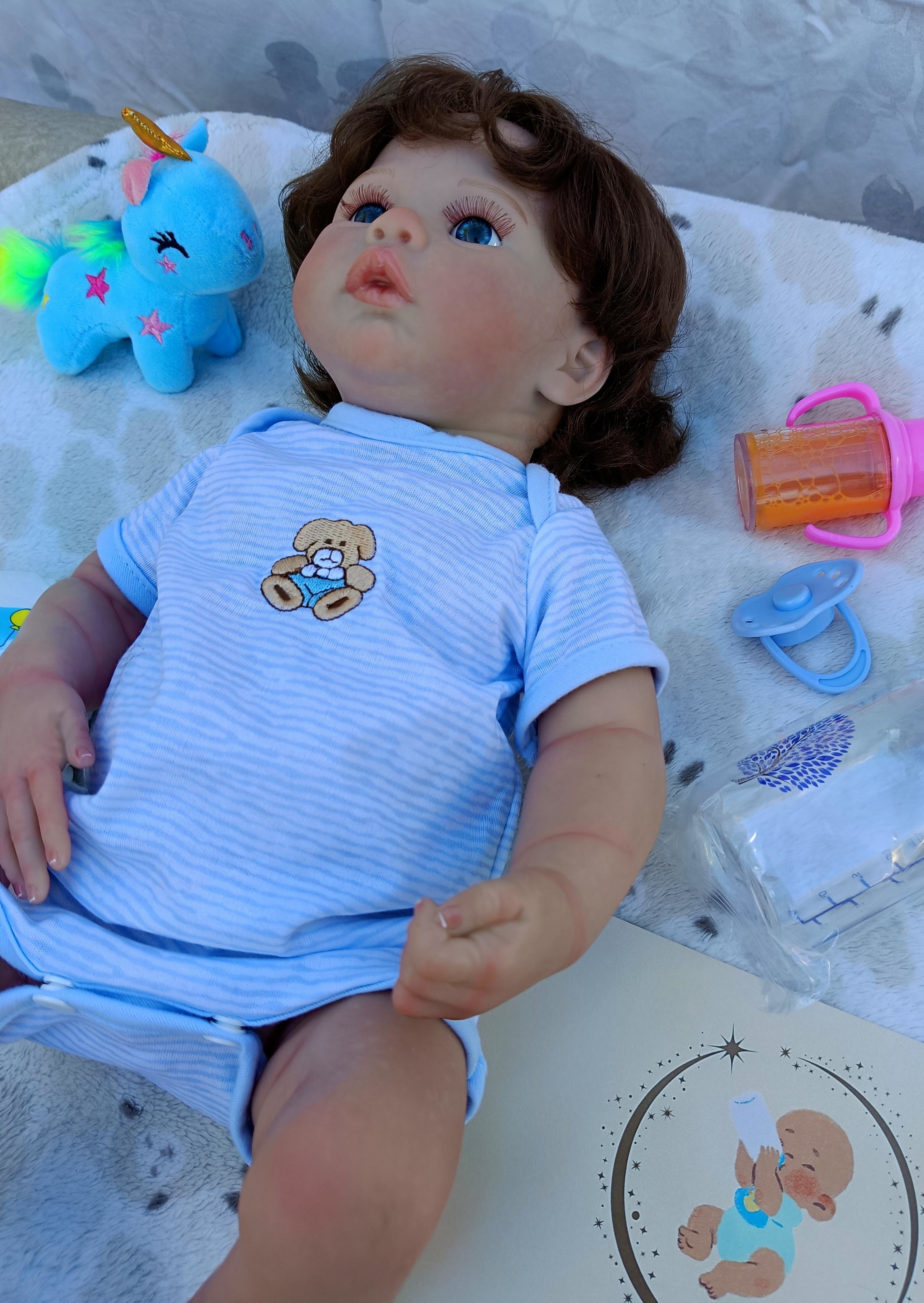 Bebe Reborn Vinilo / Cuerpo Vinilo Silicona Modelo Leo 50CM