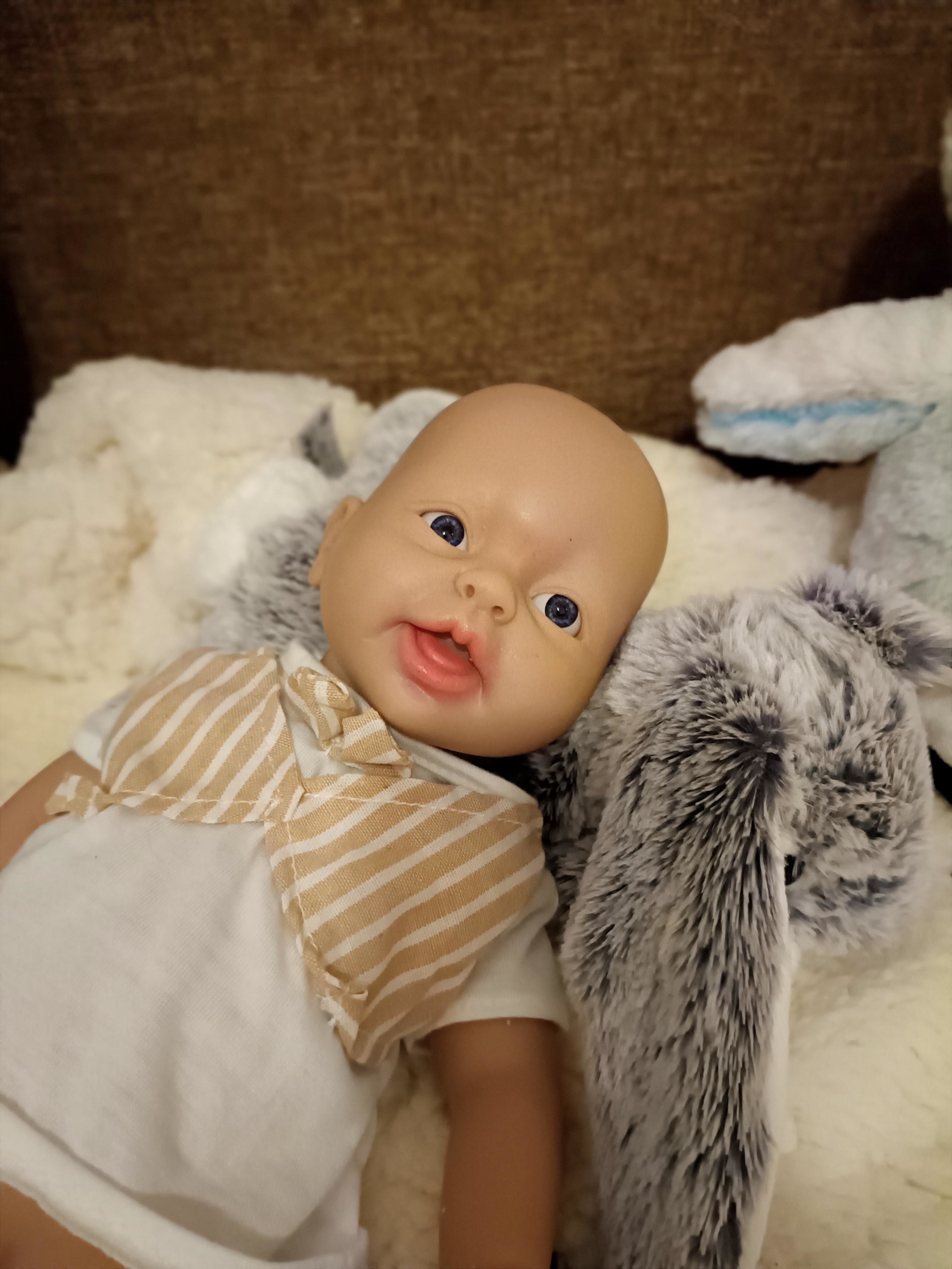 Bebe Reborn Silicona Platino Cuerpo Completo Modelo Nico 37CM