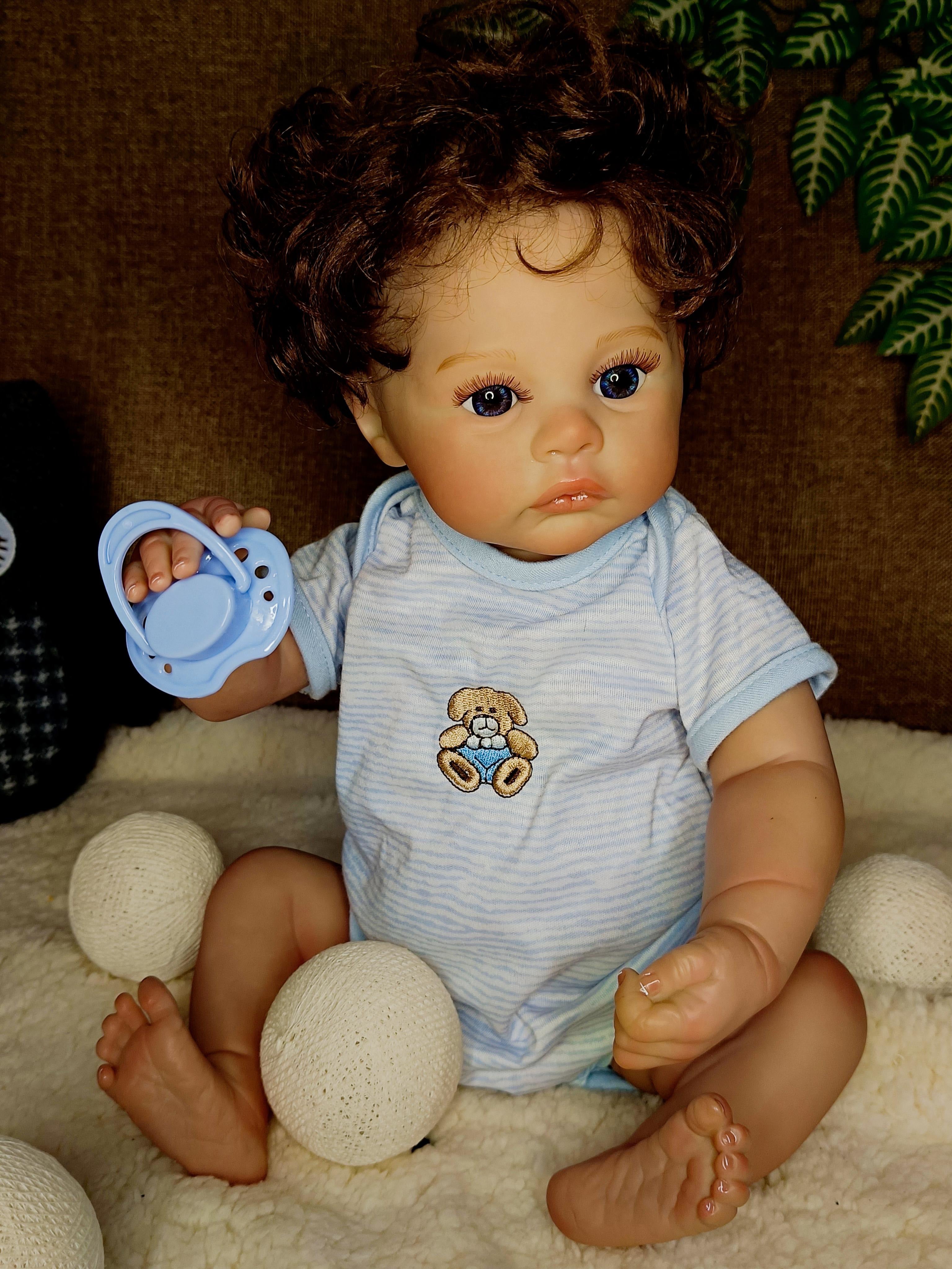 Bebe Reborn Vinilo / Cuerpo Vinilo Silicona Modelo Leo 50CM