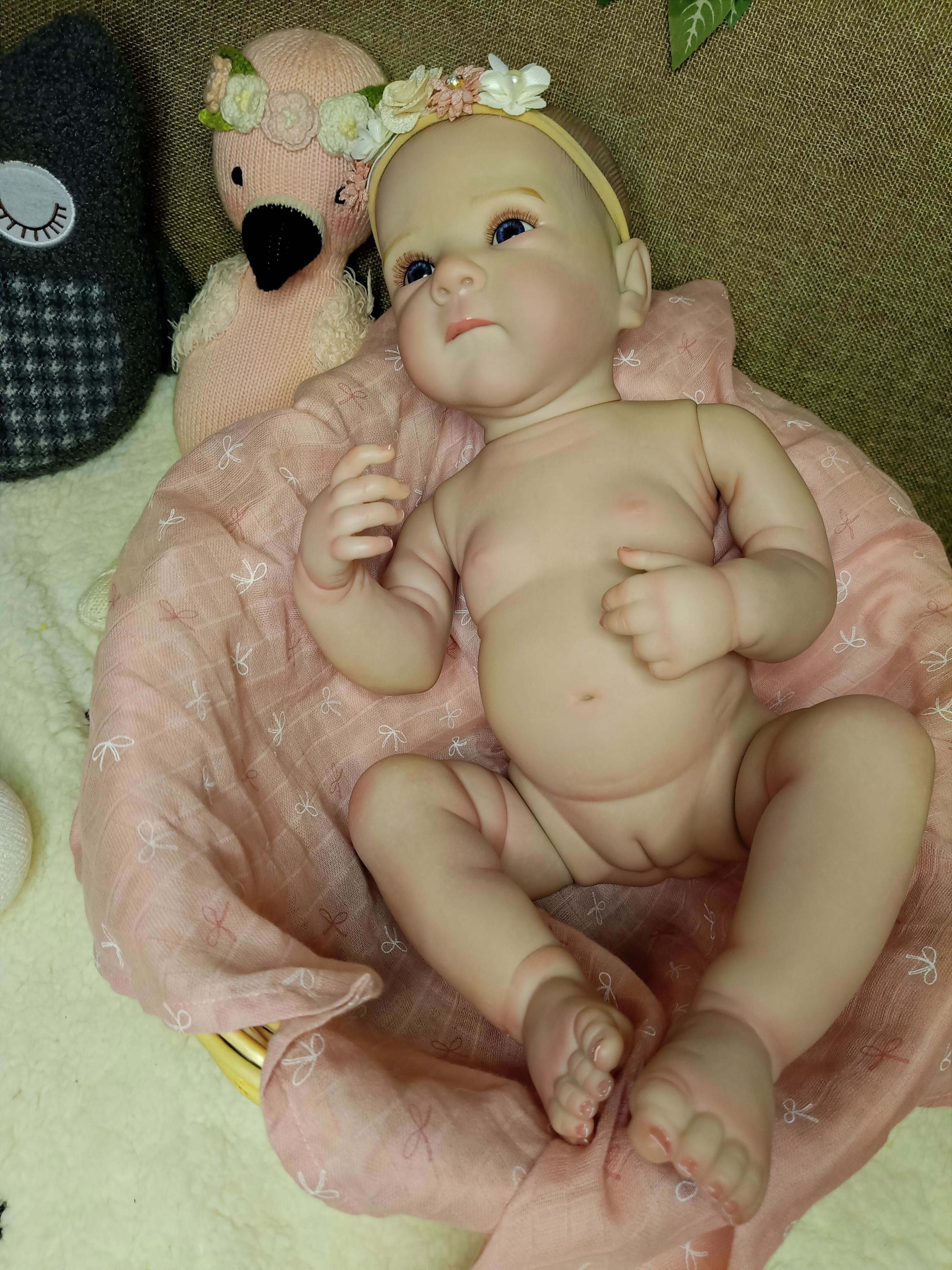 Bebe Reborn Vinilo / Cuerpo Vinilo Silicona Modelo Africa 60CM