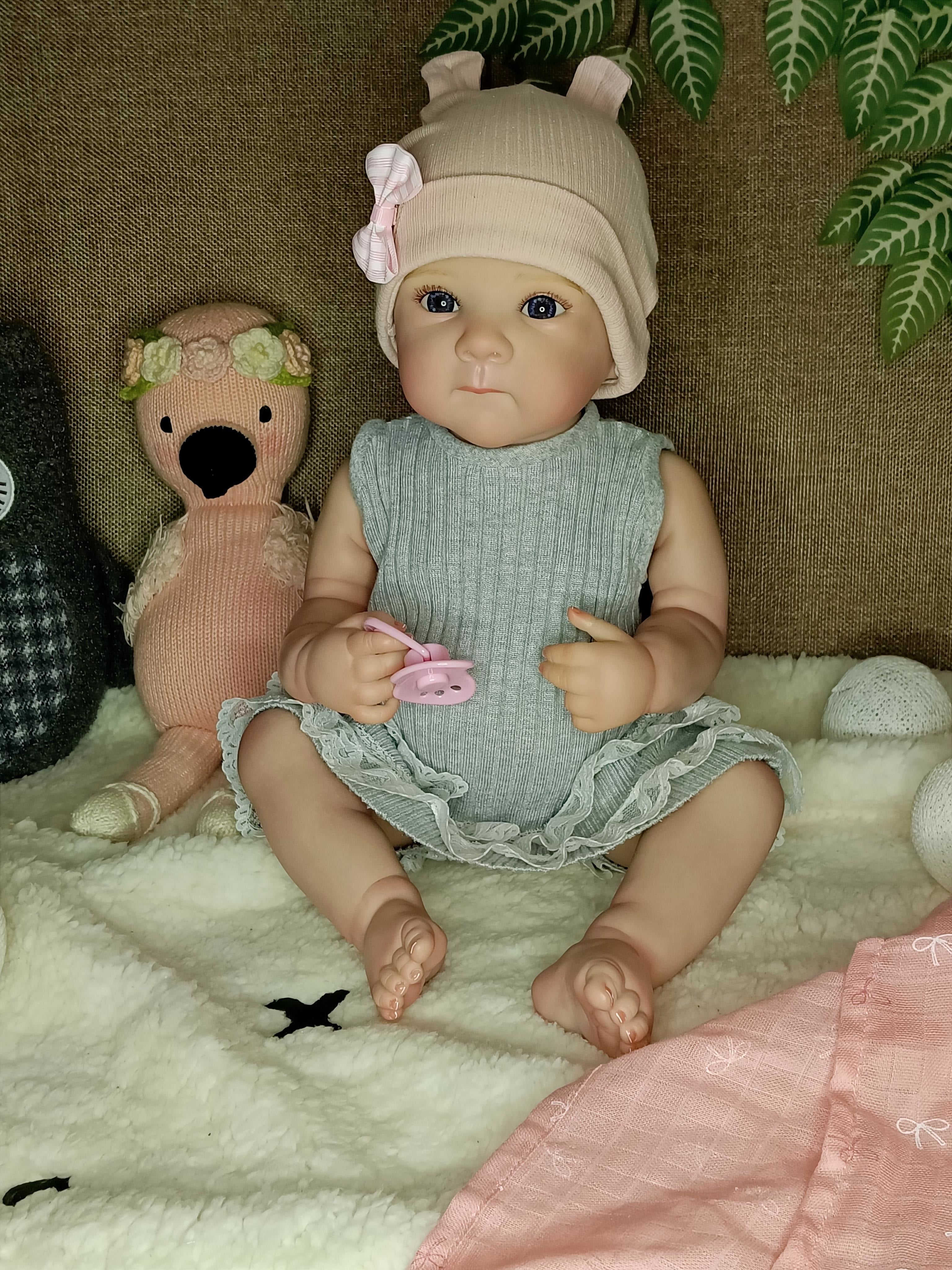 Bebe Reborn Vinilo / Cuerpo Vinilo Silicona Modelo Africa 60CM