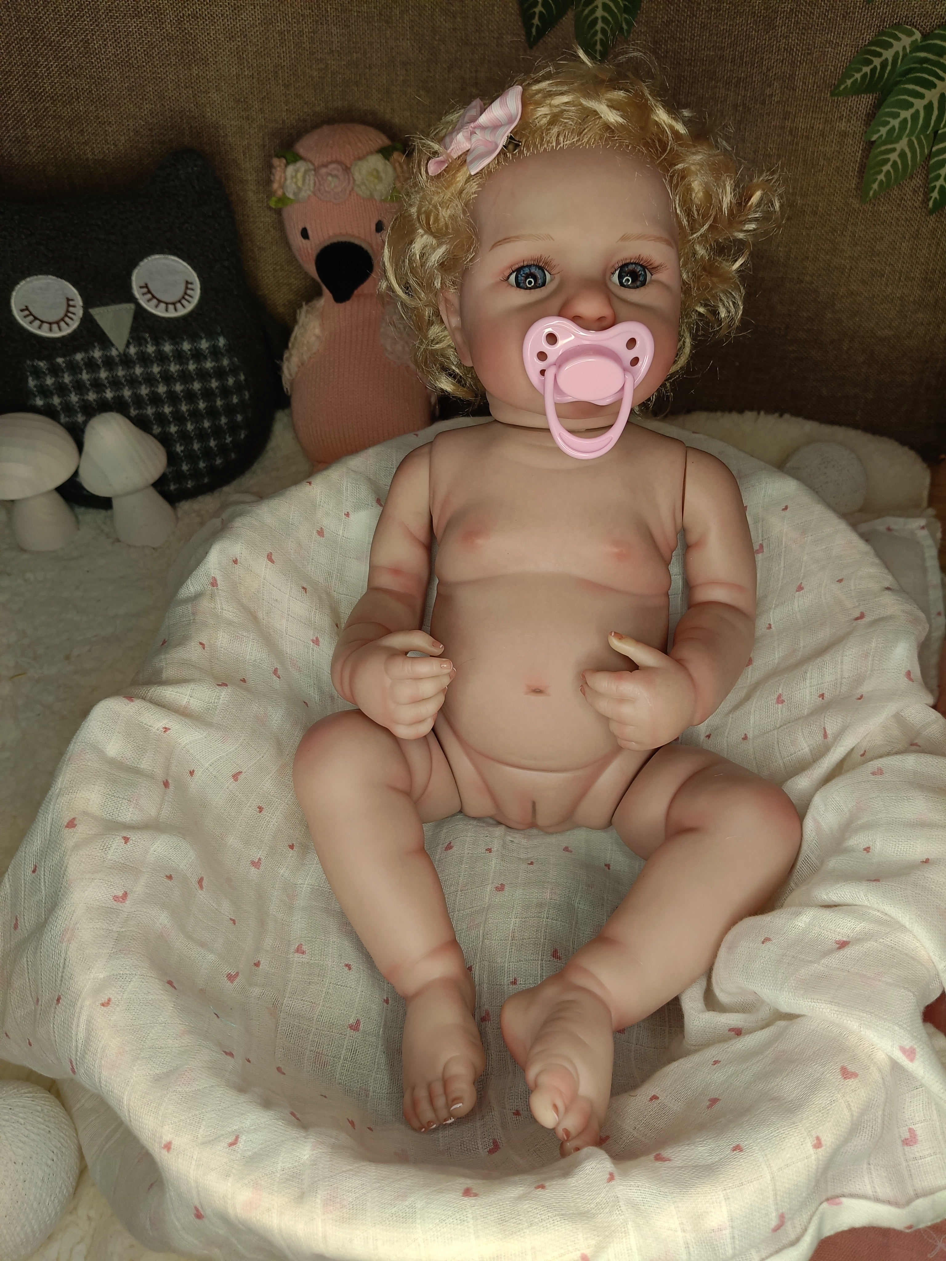 Bebe Reborn Vinilo / Cuerpo Vinilo Silicona Modelo Lucas 50CM