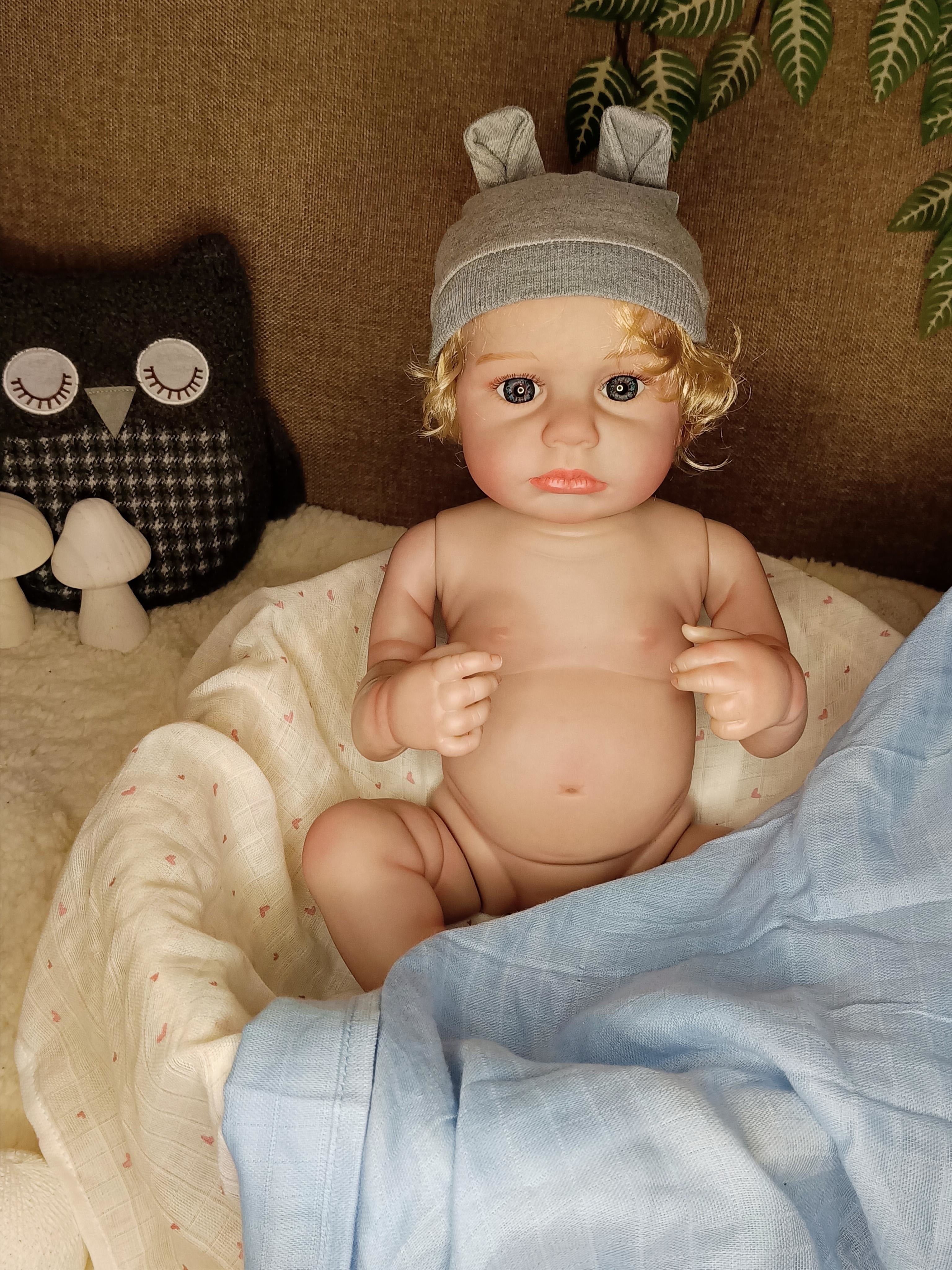 Bebe Reborn Vinilo / Cuerpo Vinilo Silicona Modelo Lucas 50CM