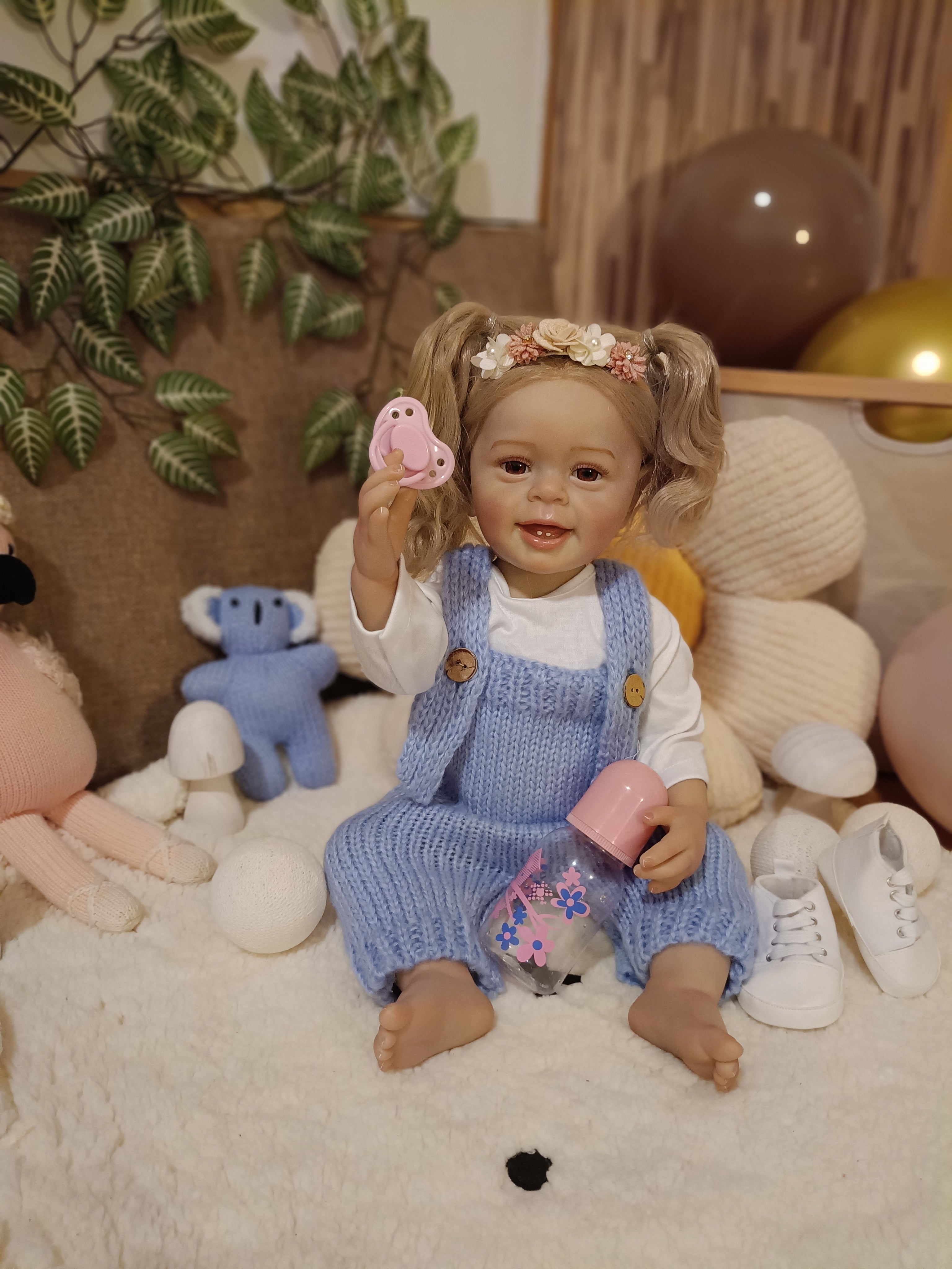 Bebe Reborn Vinilo / Cuerpo Vinilo Silicona Modelo Laura 60CM