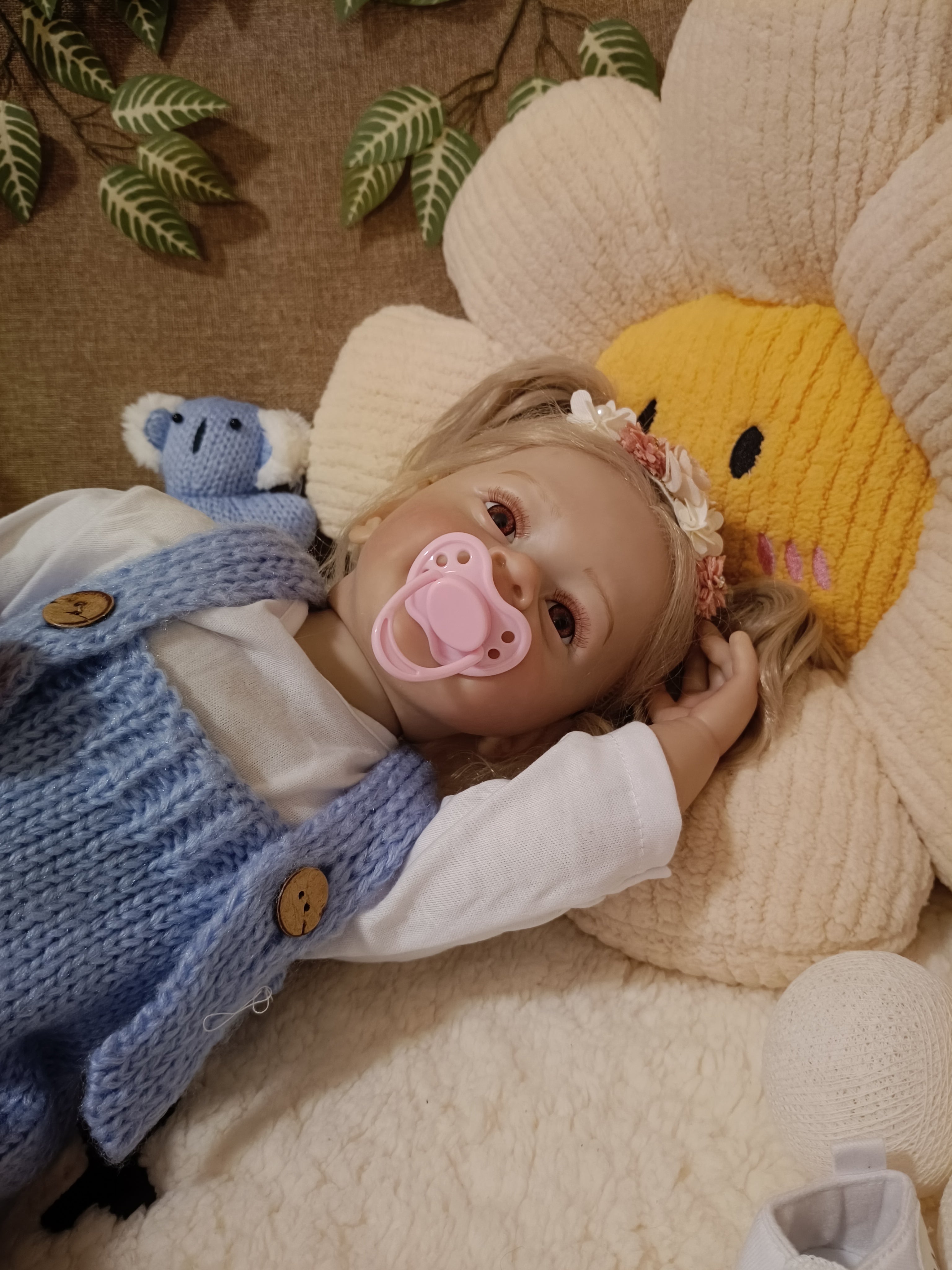 Bebe Reborn Vinilo / Cuerpo Vinilo Silicona Modelo Laura 60CM