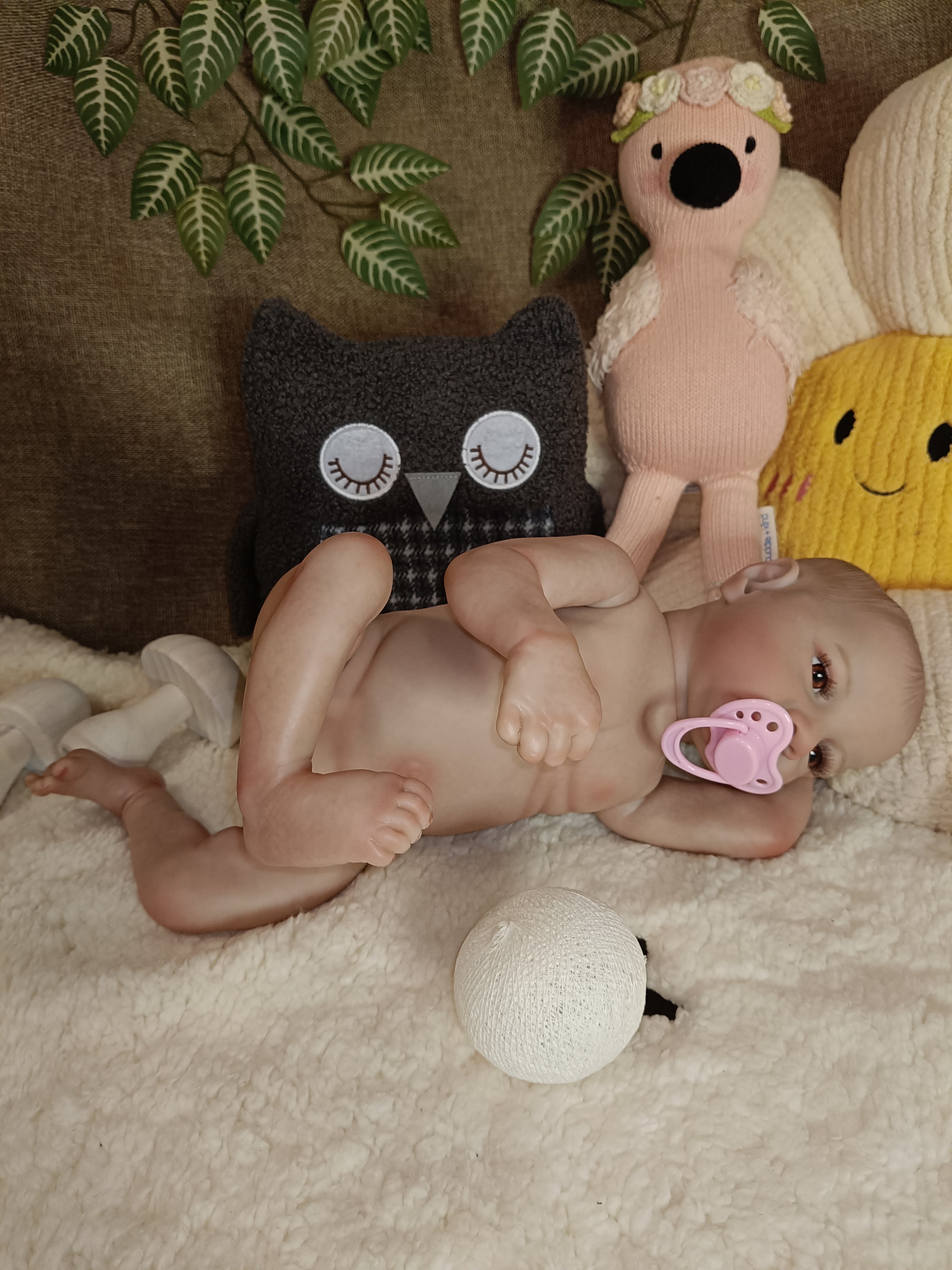 Bebe Reborn Vinilo / Cuerpo Vinilo Silicona Modelo Dario 45CM