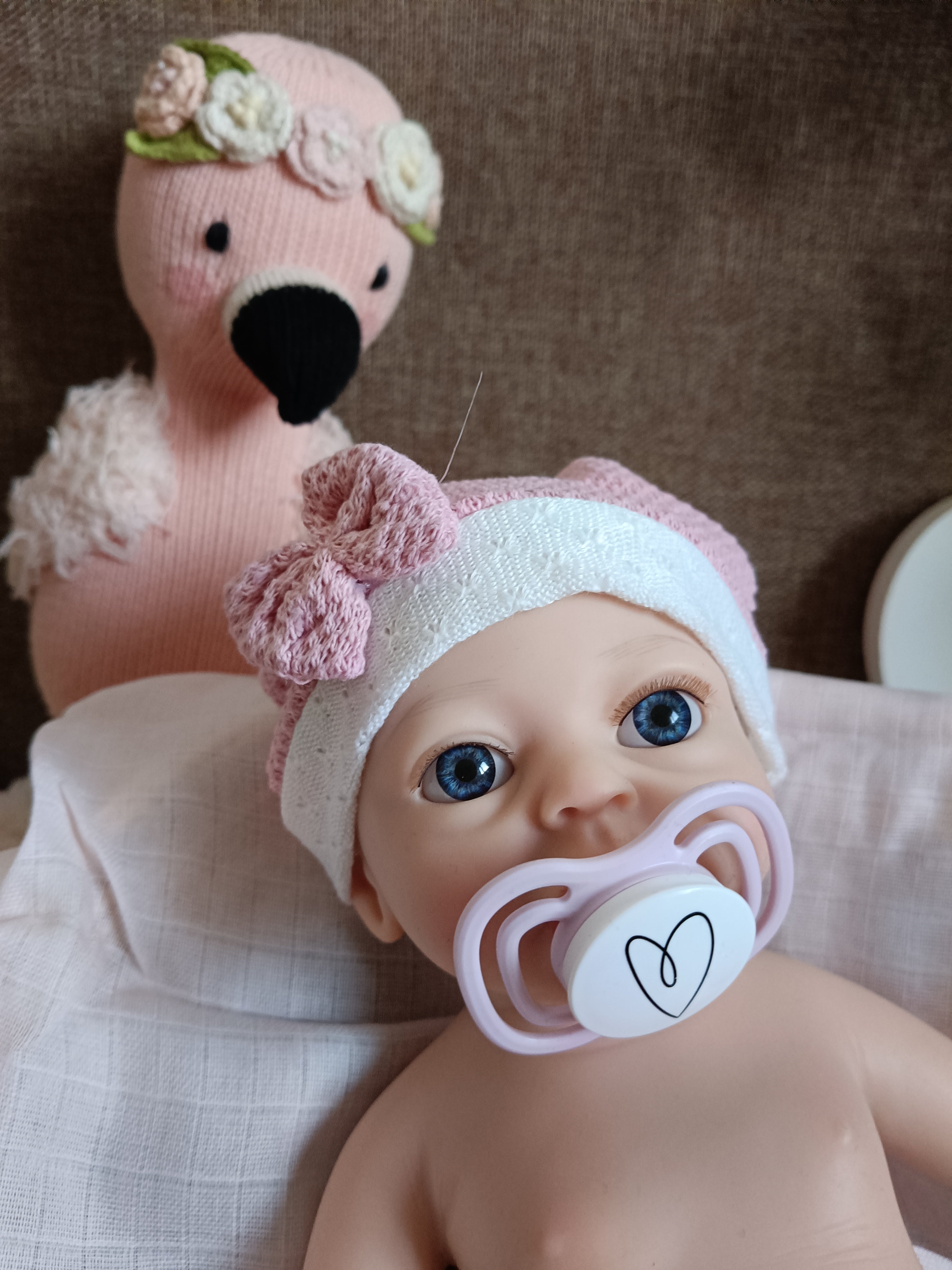 Bebe Reborn Silicona Platino Blanda de Cuerpo Completo Modelo Valeria 40CM