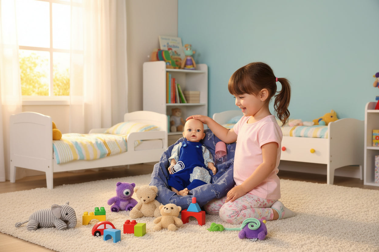 Bebe Reborn Silicona Platino Blanda de Cuerpo Completo Modelo Hugo 40CM