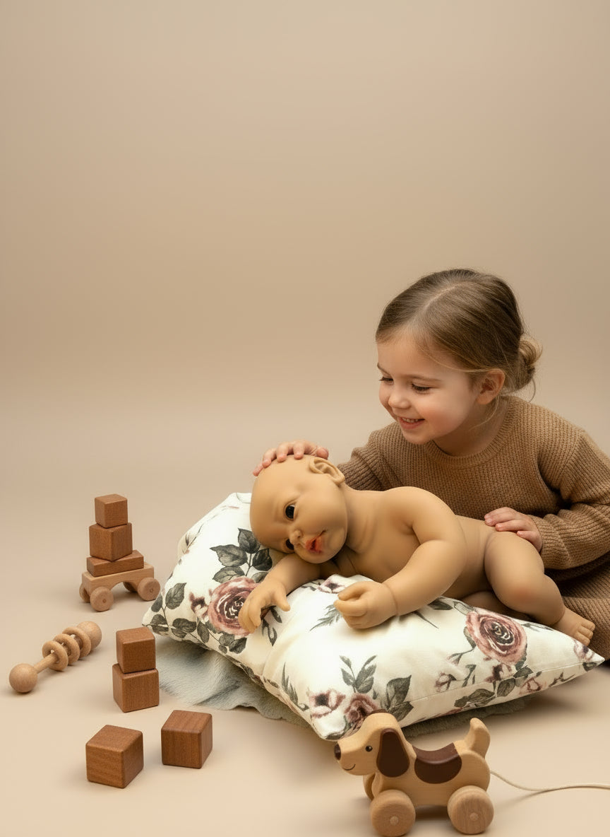 IMAGEN DE BEBE REBORN DE SILICONA