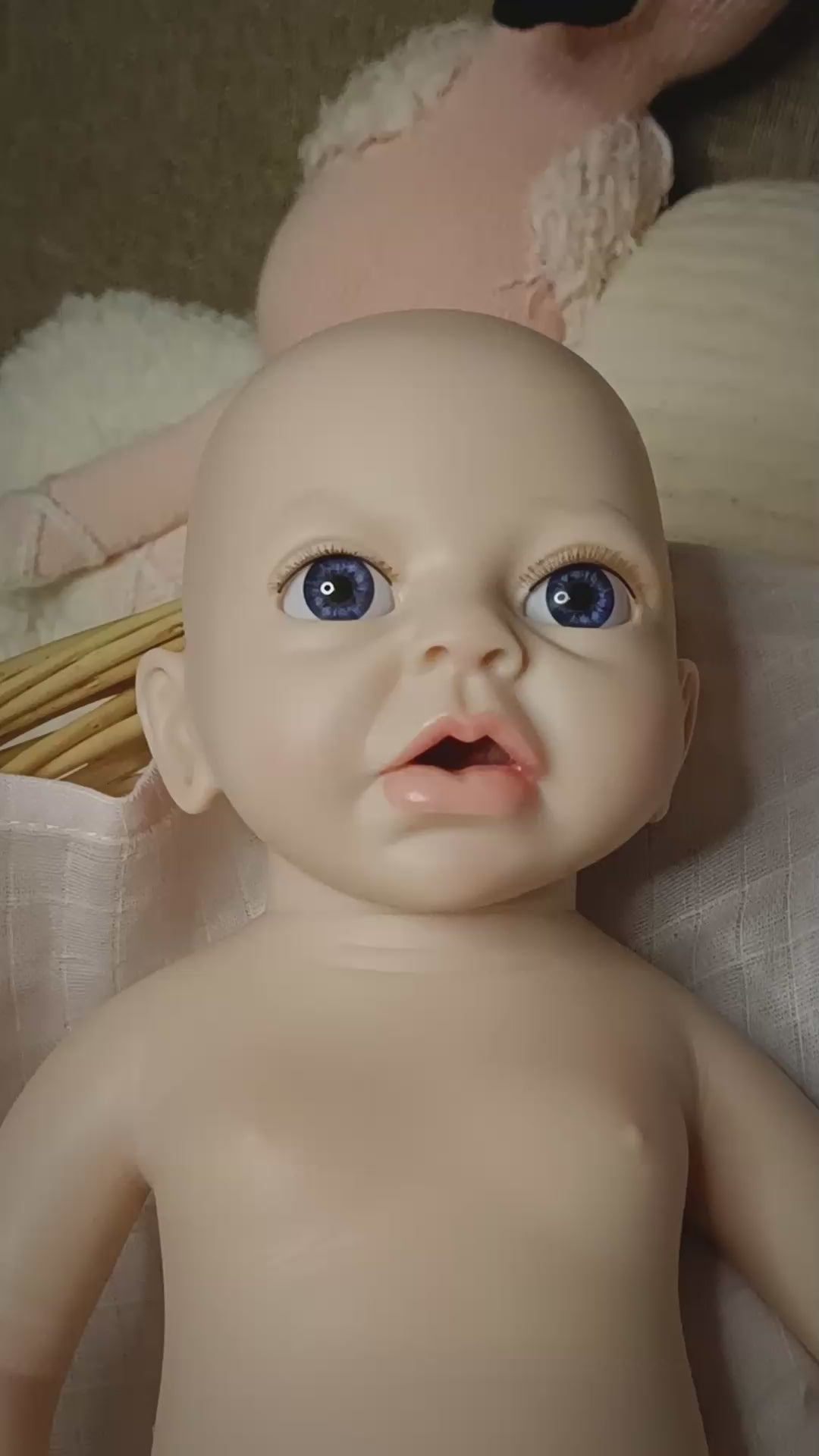 Bebe Reborn Silicona Platino Blanda de Cuerpo Completo Modelo Hugo 40CM