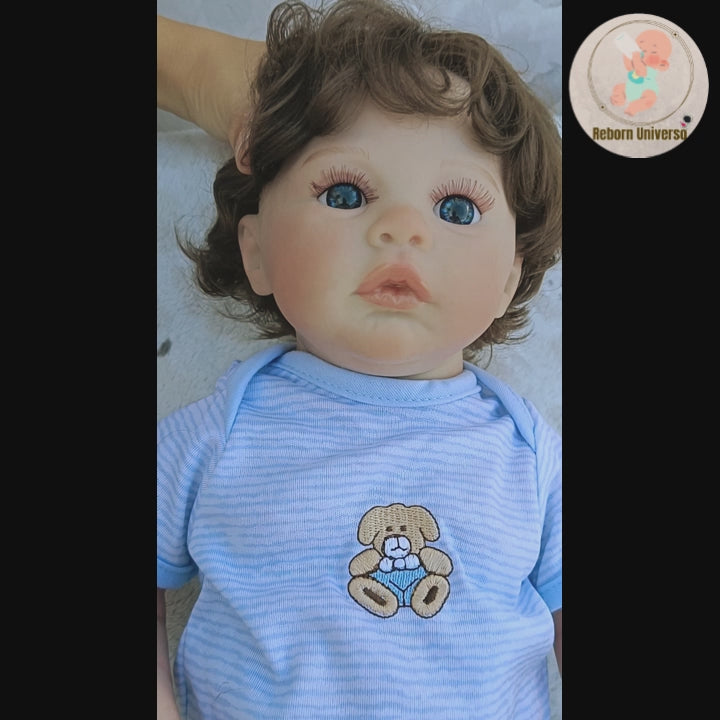 Bebe Reborn Vinilo / Cuerpo Vinilo Silicona Modelo Leo 50CM